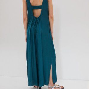 Anthropologie Juniper Wide Leg Jumpsuit, Cut Out Back - Size Large